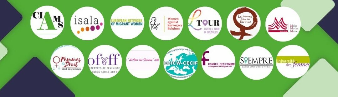 GPA : associations féministes contre l’avis du Comité de bioéthique Belge
